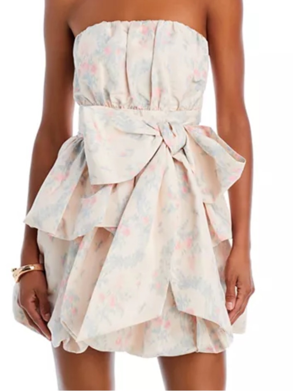 LoveShackFancy Pastel Pink & Light Blue Floral Dress - Picture 11 of 11